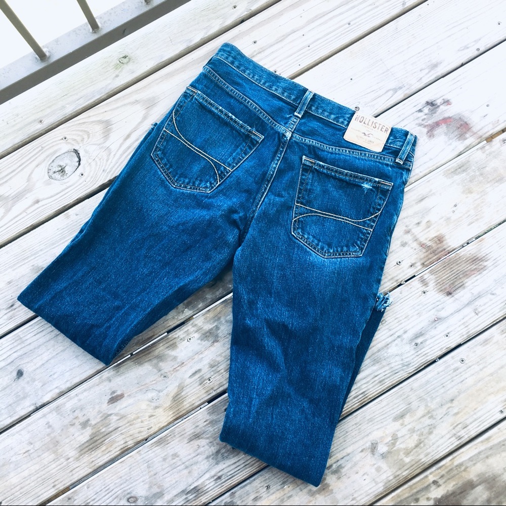 Hollister Bootcut Jeans Distressed sz 32/30